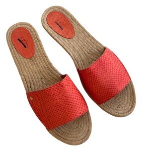 Like New UGG Leather Cherry Exotic Slide
Sandals salmon Size 10